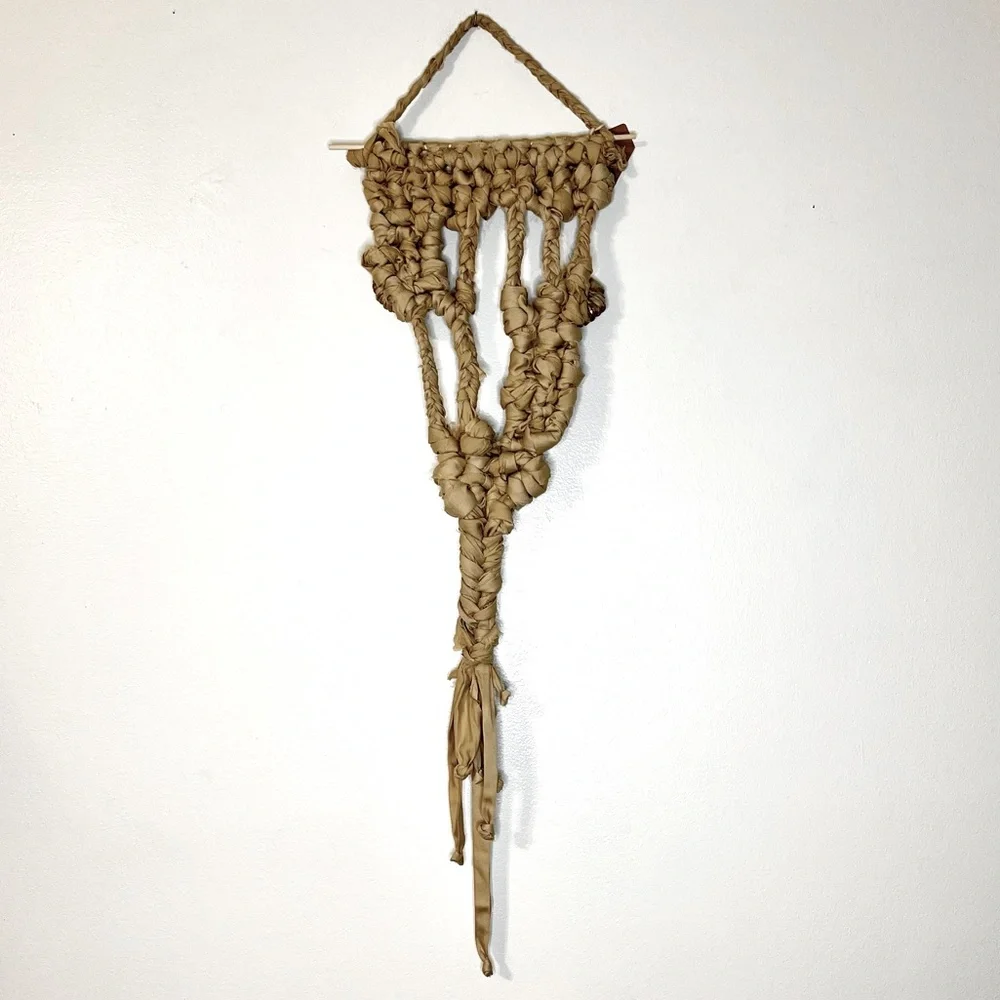 Bohemian Unique Handmade Macrame Snake Wall Art Hanging Decor